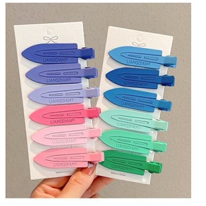 กิ๊บติดผมสีสันสดใสแบบไร้รอยต่อ สไตล์ INS สำหรับสาวๆ กิ๊บหนีบผมทรงเป็ดและกิ๊บตรง เครื่องประดับผม กิ๊บติดผมด้านข้าง - Product Image 4