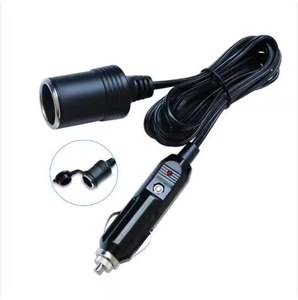 كابل طاقة كبير التيار لشحن السيارات، كابل تمديد شاحن السيارة 24 فولت 15 أمبير لولاعة السجائر - Product Image 4