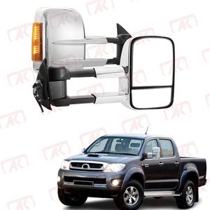 Espejos de remolque lateral extensibles para Toyota Hilux <span class=keywords><strong>Vigo</strong></span> N70, retrovisores eléctricos manuales para Toyota Hilux <span class=keywords><strong>Vigo</strong></span> 2005-2015 - Product Image 3