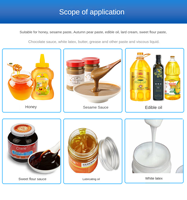 Machine de remplissage volumétrique CSY-L12 de type pesage pour liquides, pâtes de sésame en conserve, huiles comestibles et colles visqueuses
