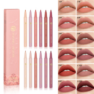 Young Vision Liquid <b>Lip</b> Liner 12 Colors Matte Waterproof Sponge Tip <b>Lip</b> Liner - Product Image 5