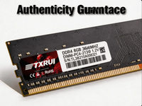 RAM de jeu pour ordinateur de bureau 2026 Dual Txrui/OEM DDR4 8 Go 2666 MHz ECC RGB LED double canal avec dissipateur thermique à moule privé - Stock disponible