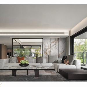 Plaque de marbre texturé haute définition à texture continue / Panneau <span class=keywords><strong>mural</strong></span> et planche en placage de bois de bambou carbonisé - Product Image 3