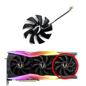 4PIN 87มม. GA92S2U RTX2080กราฟิกการ์ดพัดลมระบายความร้อนสำหรับ ZOTAC GAMING <span class=keywords><strong>GeForce</strong></span> <span class=keywords><strong>RTX</strong></span> 2080 <span class=keywords><strong>2070</strong></span> 2080 <span class=keywords><strong>Ti</strong></span> AMP Extrem GPU - Product Image 3