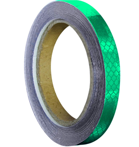 Ruban réfléchissant en treillis brillant personnalisé: <span class=keywords><strong>bandes</strong></span> de 1cm de large pour une meilleure visibilité du réflecteur de vélo dans l'obscurité - Product Image 2