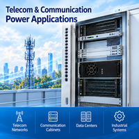 Module redresseur télécom Flatpack2 241119.105 à haute efficacité, unité d'alimentation remplaçable à chaud pour la communication des stations de base