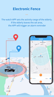 Montre connectée pour personnes âgées et enfants avec appels vidéo 4G, positionnement GPS en temps réel et suivi