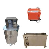 Machine à mousser le béton portable TEBAK, cuve de mélange verticale en acier inoxydable, production de béton moussant