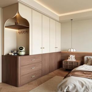 Armadio Salvaspazio su Misura a Profondità Ridotta <span class=keywords><strong>con</strong></span> Scaffali Estraibili <span class=keywords><strong>per</strong></span> l'Organizzazione di Vestiti in Studi Urbani Compatti e Camere da Letto Piccole - Product Image 1