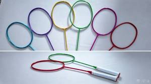 Raquette de <span class=keywords><strong>badminton</strong></span> <span class=keywords><strong>en</strong></span> fibre de carbone entièrement électro-plaquée, monobloc, haute tension, pour entraînement, logo personnalisé - Product Image 2