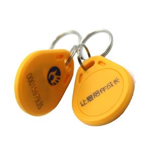 Porte-clés RFID personnalisé en usine, impression CMYK sur ABS, contrôle d'accès NFC 13,56 MHz, étiquette de clé RFID, carte RFID T5577 EM4305, étanche - Product Image 5