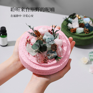 Northern Mu <b>Aroma</b> <b>Diffuser</b> Stone Crystal Gift Box For Home Long Lasting Fragrance High End Decoration Souvenir - Product Image 2