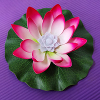 Lampe flottante LED en gros avec capteur d'eau, lanterne flottante en forme de fleur de lotus, lumière à piles pour le festival Diwali