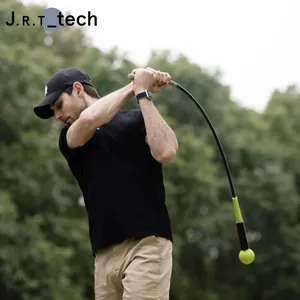 Frusta arancione dispositivo di allungamento per destrimani golfisti accessori per il Golf Swing Trainer Stick