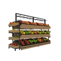 Retail Food Display Stand Supermarkt Fruit En Groente Plank