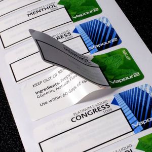Etiquetas Adhesivas Personalizadas de Vinilo, Plegables, Multicapa, de 2, 3 y 4 Páginas, para Botellas de Cosméticos, Resistentes al Agua y a los Rayos UV - Product Image 3