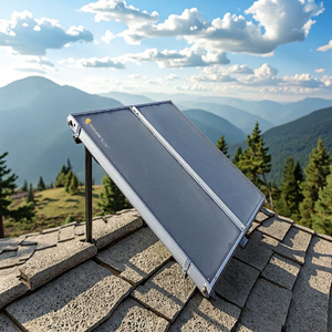 เครื่องทำน้ำอุ่นพลังงานแสงอาทิตย์แบบแรงดันสูงตัวยึดเหล็กชุบสังกะสีเคลือบขนาดกะทัดรัด - Product Image 4