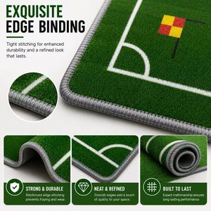 <span class=keywords><strong>Tapis</strong></span> <span class=keywords><strong>de</strong></span> terrain <span class=keywords><strong>de</strong></span> football/soccer <span class=keywords><strong>pour</strong></span> salon, <span class=keywords><strong>chambre</strong></span>, chevet, balcon, <span class=keywords><strong>tapis</strong></span> <span class=keywords><strong>de</strong></span> sol sportif d'intérieur, herbe verte, pliable, polyester, frais - Product Image 5
