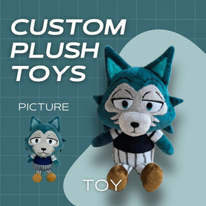 Quantité minimale de commande bas jouets en peluche loup personnalisé conception d'animal en peluche ma propre poupée en peluche sur mesure fabricant de jouets en peluche jouet en peluche personnalisé - Product Image 1