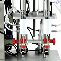Machine de remplissage semi-automatique de bureau à 2 buses pour flacons de parfum, remplisseuse pneumatique à vide pour liquides cosmétiques et parfums, modèle très vendu