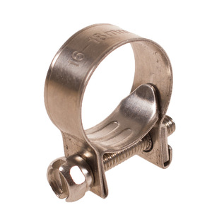 Collier de serrage en acier inoxydable 16-18mm pour la réparation et le remplacement de flexibles de petit diamètre - Product Image 1