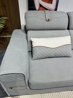 Canapé d'angle moderne italien en tissu 2025, amovible et lavable, en forme de L, avec chaise longue, pour salon, collection de meubles de luxe