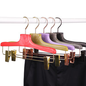 Charisma Modern Eco-friendly Multifunctional Plastic Pant <strong>Hangers</strong> Nonslip Widened Design Coat <strong>Hanger</strong> with <strong>Clips</strong> for Wardrobe Use - Product Image 3