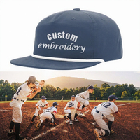 Gorra Richardson 256 Personalizable, Gorra Trucker de 5 Paneles sin Estructura, Visera Plana, con Parche de Cuero