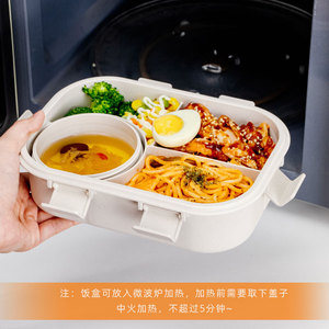 Boîte à lunch Deliciouslunch, rectangulaire, avec couvercle en plastique, 500 ml, portable, pour adultes - Product Image 4