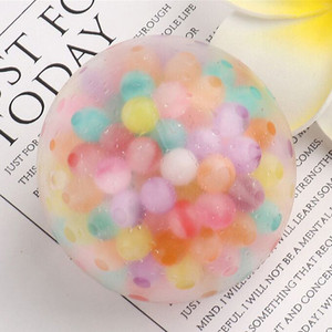 ลูกบอลบีบคลายเครียด TPR สีรุ้ง ขายดี ของเล่นยางนุ่ม ยืดหยุ่น บรรเทาความเครียด สำหรับผู้ใหญ่ - Product Image 5