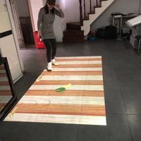 Projecteur de sol interactif accepté en OEM/ODM, expérience de projection au sol, affichage interactif au sol pour aire de jeux