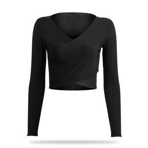 Alta calidad mujer <span class=keywords><strong>jersey</strong></span> de color puro o-Cuello de manga larga suéter de las mujeres - Product Image 4