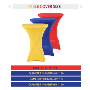 Bán buôn bảng màu rắn vải polyester cotton cho home & khách sạn sử dụng cho tiệc cưới Tiệc Tùng & Cocktail trang trí - Product Image 3