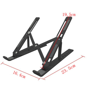 Support d'<span class=keywords><strong>ordinateur</strong></span> <span class=keywords><strong>portable</strong></span> <span class=keywords><strong>Portable</strong></span> en alliage d'aluminium support de tablette réglage de la hauteur support d'<span class=keywords><strong>ordinateur</strong></span> de bureau pliable Base <span class=keywords><strong>Portable</strong></span> - Product Image 6