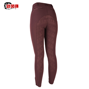 <span class=keywords><strong>Pantaloni</strong></span> da Equitazione SGL a Vita Alta Antiscivolo, Comodi <span class=keywords><strong>Pantaloni</strong></span> da Cavallerizza <span class=keywords><strong>per</strong></span> Appassionati di Sport Equestri - Product Image 3