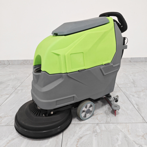 Battery Operated Walk Behind Single Disc Commercial Robotic Floor Scrubber Cleaner - Product Image 3