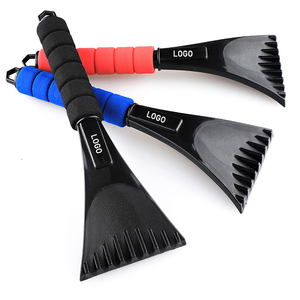 Tùy chỉnh giá rẻ xách tay nhựa xe <span class=keywords><strong>Ice</strong></span> <span class=keywords><strong>scraper</strong></span> mùa đông tuyết sạch kính chắn gió chọc với mềm xử lý - Product Image 1