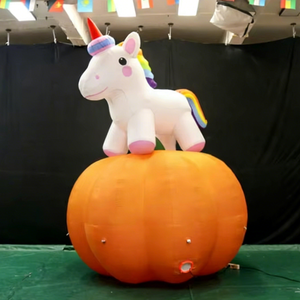Caballo Inflable Personalizado de Diseño Nuevo 2026, Color Naranja, Simboliza el Éxito, para Decoración de Centros Comerciales y <span class=keywords><strong>Publicidad</strong></span> - Product Image 1