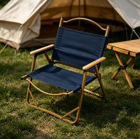 Chaise pliante portable en alliage d'aluminium pour camping, ensemble table et chaise d'extérieur pour entrepôt et parc
