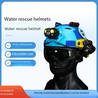 Casque de sécurité F2 certifié avec lunettes Pompier de sauvetage d'urgence ABS Red Hard Hat Protective Head Gear Equipment