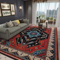 2025 Custom Modern Abstract Pattern Non-Slip Low Pile Machine-Made Polyester PVC-Coated Backing 4mm Thick Carpet Rugs Home Use