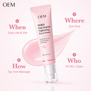 Suero de <span class=keywords><strong>Ojos</strong></span> con Péptidos Rosados al por Mayor, PDRN, Niacinamida, Iluminador, Antienvejecimiento, Reduce Bolsas, Suavizante, 30 ml, Cuidado Facial - Product Image 2