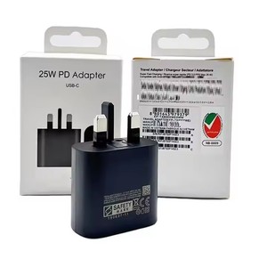 25W UK Plug Adattatore da viaggio Super veloce ricarica USB C caricatore da muro per <span class=keywords><strong>Samsung</strong></span> <span class=keywords><strong>Galaxy</strong></span> S25 S24 S23 <span class=keywords><strong>S22</strong></span> <span class=keywords><strong>Ultra</strong></span> caricatore per cellulare - Product Image 1