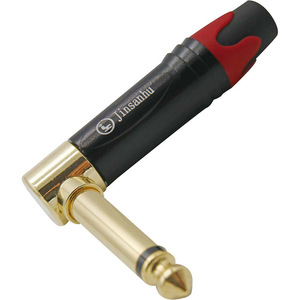 Connecteur audio mono Jinsanhu 6,35 mm à angle droit, 2 broches, pour adaptateur de câble de microphone - Product Image 4