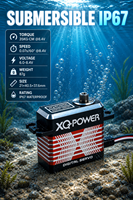 Servomoteur numérique sans balais étanche IP67, 35kg, engrenage en acier inoxydable, boîtier en aluminium, haute vitesse, pour voiture, camion, bateau RC, 6V-8.4V