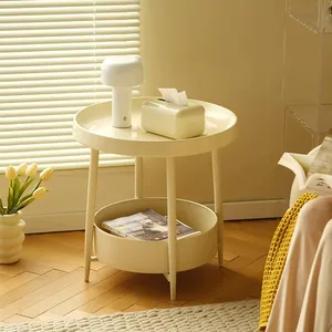 Trifoglio tavolino stile crema semplice tavolino casa tenere soggiorno scaffale popolare tavolino