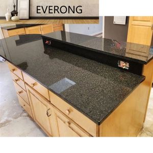 Customized Black Pearl Granite Countertop Vanity <strong>Top</strong> Square Round <strong>Fire</strong> <strong>Pits</strong> <strong>Table</strong> <strong>Top</strong> Polished Leathered Finish - Product Image 3