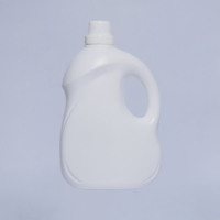 Botol Deterjen Cuci Pakaian 3.6 Liter Custom dengan Tutup Ulir, Wadah Plastik HDPE untuk Dispenser Bahan Kimia