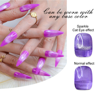 ISAY BEAUTY Vernis à ongles gel magnétique à effet œil de chat brillant longue durée 15 ml Marque privée 48 couleurs Poudre LED 30s