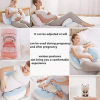Oreiller de grossesse multifonction personnalisé OEM, soutien ergonomique du ventre, oreiller de maternité pour femmes enceintes, coussin de soutien lombaire et corporel